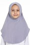 Gray Practical Ready-made Young Hijab Bonnet Sandy Fabric Plain Hijab 2312_15