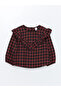 Lcwk Long Sleeve Baby Girl Plaid Shirt