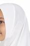 Cream Practical Ready-made Young Hijab Bonnet Sandy Fabric Plain Hijab 2312_40 - 8