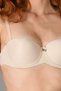 Nude Colored Padded Strapless Bra - 2