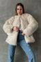 Stone Plush Coat |   Vmf1608