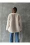 Stone Plush Coat |   Vmf1608 - 5