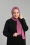 Dusty Rose Practical Ready-Made Snap-On Shawl Viscose Front Combed Cotton Shawl with Sponge 2202_18 - 2