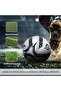 Shining Star 2022 Football | Black/white | Size 5 | Hand Stitched | Waterproof - 4
