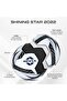 Shining Star 2022 Football | Black/white | Size 5 | Hand Stitched | Waterproof - 2
