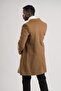 Collar Classic Cut Buttoned Long Bowl Men's Coat - 6