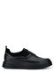 Men's Genuine Leather Black Leather Casual Shoes