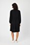 Buttoned Mandarin Collar Tiered Ruffled Comfort Fit Dress (B24-00234) - 6