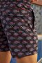 1845-Ss Men's Brown Fish Sea Shorts - 2