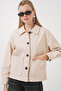 0713 Women's Stamp Jacket - Cream - 4