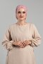 Practical Ready-To-Wear Hijab Bonnet Sandy Gathered Casual 2119_06 - 4