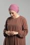 Practical Dusty Rose - Snap Bow, Double Sided Cross 3007B_18 - 3