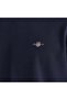 Men's Navy Blue Slim Fit Crew Neck T-Shirt - 5