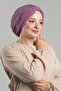 Dusty Rose Practical Ready-To-Wear Hijab Bonnet Sandy Pleated Casual 2121_18