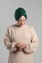 Zümrüt Practical Ready-To-Wear Hijab Bonnet Sandy Pleated Casual 2121_37 - 3