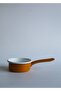Enamel Sauce Pan Casserole Mini Pan Sauce Bowl Gold Yellow - 2