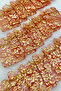 Red Henna Cookie Engagement Gift Pouch 50 Pieces Size 9X12Cm, Wedding Wedding Bride Birth Mevlüt Circumcision - 2