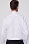Men's Regular Fit Classic Cut 100% Cotton Ecoteks Certified Non-Ironing Non-Iron White Shirt - 6