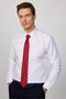 Slim Fit White Non-Iron 100% Cotton Eco-Friendly Ecoteks Certificated No Ironing Shirt - 4