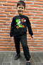 Super Mario and Dinosaur Printed Children's 2-Piece Set - 100% Cotton - 5
