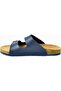 Mendy Dark Blue Dark Color Buckle Anatomical Daily Slippers - 6