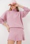 15891 Sweater Skirt Knitwear Two-Piece Set - Pink