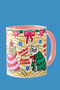 كوب "CATMAS" من سلسلة Hello Melody - طباعة رقمية بتصميم أصلي مقاس 9.5x8 سم