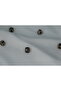 Moon and Star Patterned Stone Black Bead Stainless Steel Charm - 2