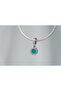 Blue Color Stainless Steel Charm with Star Shaped Stone - 3