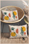 Imaginary Surreal Flowers Patterned 2-Piece Rectangular Throw Pillow Cover - 8