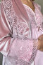 Venera Maternity Stylish Pajamas Set with Lace 3 Piece Sleepwear Set - 6