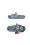 Women's Light Blue Watermelon Patterned Double Buckle Non-Slip Sole Daily Walking Slippers