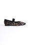 Women's Blunt Toe Flat Heel Rubber Band Detailed Casual Ballet Flats Marton