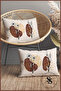 Spring Flowers Patterned Brown Lines Patterned 2-Piece Rectangular Throw Pillow Cover - 6