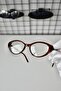 Perry Brown Cat Eye Transparent Tr90 Women Men Unisex Blue Screen Goggle Eyewear - 6