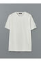 Crew Neck Short Sleeve Combed Cotton Men's T-Shirt - W4L116Z8