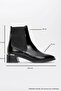 Neiva Black Patent Leather Genuine Leather Women's Chelsea Boots - 4