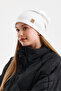 White Thermal 100% Cotton Soft 2 Style in 1 Beanie Premium Cuts Series - 4