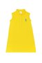 Yellow Girl's Dress Polo Neck