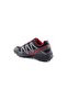 21513 Black Red Comfort Casual Sneakers - 5