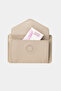 9116 Genuine Leather Magnetic Special Design Women's Wallet Beige - 5