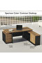 Samtida 193 Modern Executive Workstation Desk Ideal for Home and Office - Zabrano - 3