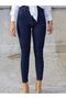 Berlin Dark Blue High Waist Slim Leg Skinny Lycra Jeans - 2