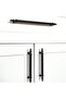 Elif Black 320 mm Handle, Luxury Country Kitchen Furniture Cabinet Drawer Handle - 3