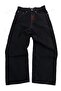 Embroidered Skeleton Heaven Can Wait Streetwear Jean Pants - 2