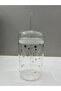 1 Piece Heat Resistant Star Full Glass Straw Cup with Gasket - 5