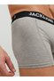 Men's 3-Pack Boxer Black Gray Navy Blue - 5