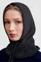 Balaclava Corded Knitwear Knitted Beanie Cap