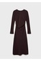 Waist Drape Midi Dress - 3