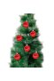 Yb8cm red tree decoration balls 8 cm 4 pieces christmas